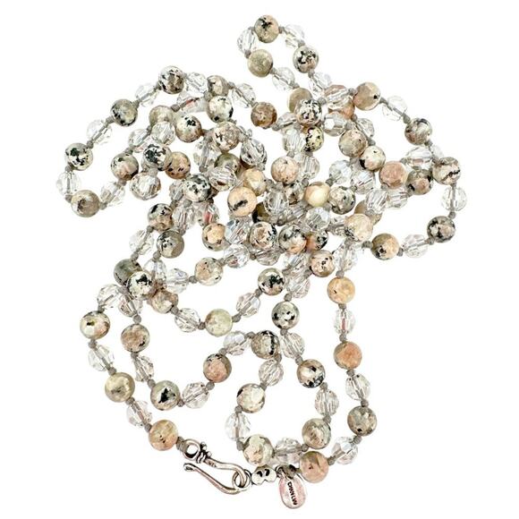 CHAN LUU Semi-Precious Necklace or Wrap Bracelet Clear & Natural - Picture 10 of 12